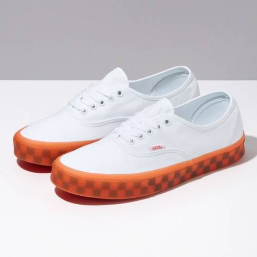 VANS Translucent Authentic (TRUE WHITE/ORANGE SUNRISE)