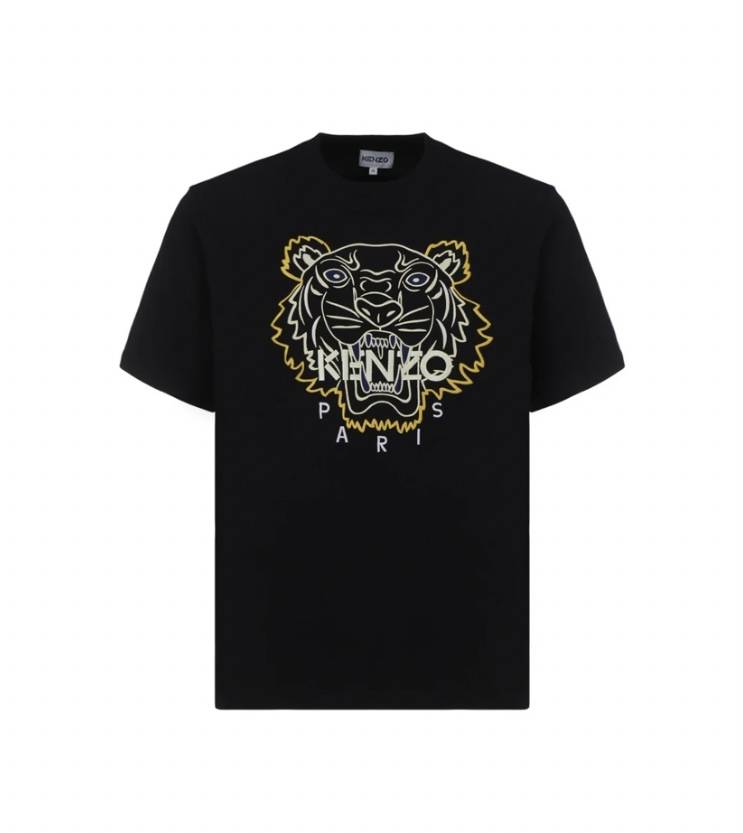 KENZO EMBROIDED TIGER LOOSE T-SHIRT 