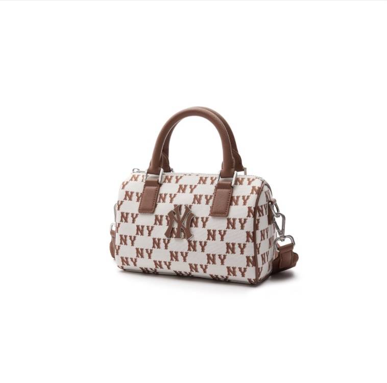 ハンドバッグ [ MLB ] CLASSIC MONOGRAM JAQUARD BOSTON BAG Classic Monogram Jacquard S-Boston Bag (Black White) – The