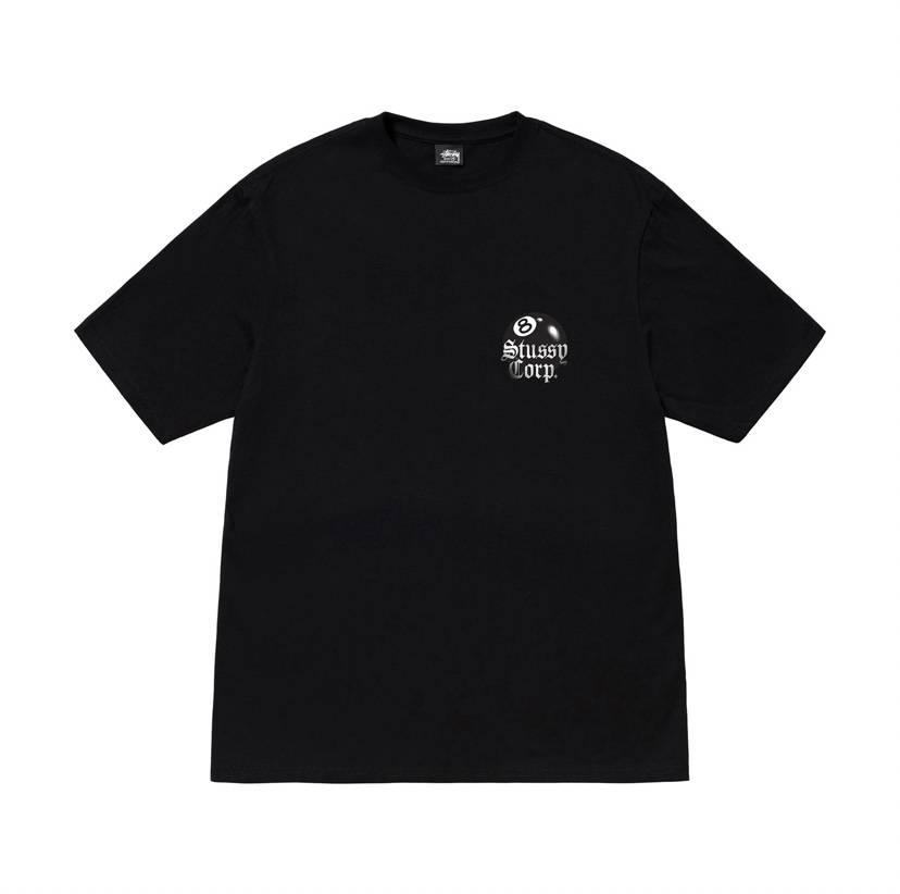 ★人気★【STUSSY】★STUSSY 8 BALL CORP. TE.E★Tシャツ★ STÜSSY © 2023 8 BALL CORP. TEE White T-SHIRT MEN'S SIZe L