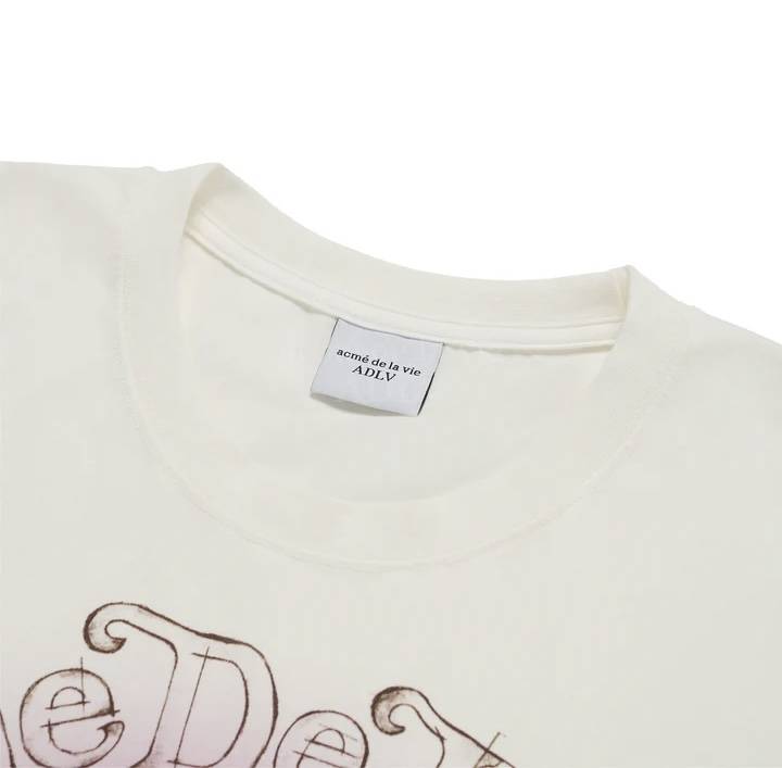 ADLV x HOSHI Blur Sketch Bear Short Sleeve T-Shirt