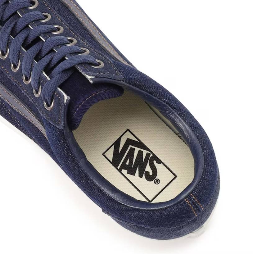 国内配送 VANS OLD SKOOL DENIM BLUE/MARSHMALLOW VANS Old Skool Denim (Blue/Marshmallow)