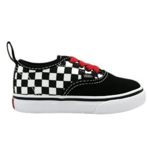 Vans Authentic Elastic (Checkerboard) Black/Red/