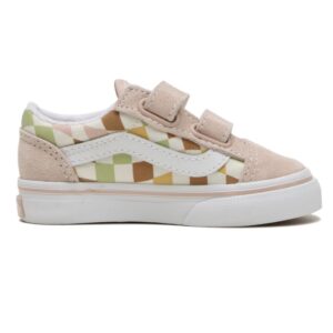 VANS Toddler Old Skool V Wavy Check (Multi/True White)