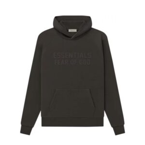 Fear of God ESSENTIALS Core Fleece Hoodie (Off Black)