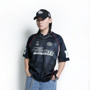 High Cultured x Art Of Speed Flame Jersey Tee - 1115