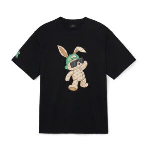 NEW YORK YANKEES Monogram Rabbit T-Shirt (Black)
