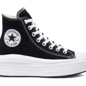 Converse Chuck Taylor All Star Move Hi (Black/White)