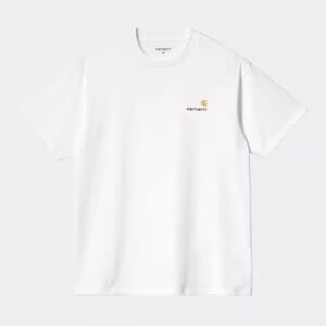 Carhartt WIP S/S American Script T-Shirt (White)