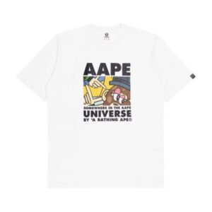 AAP AAPE x ERIC INKALA AAPER Graphic Tee 2 (White)