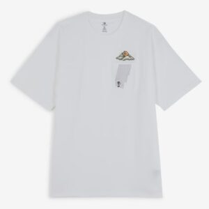 Converse Cloud Pocket Graphic T-Shirt (White)