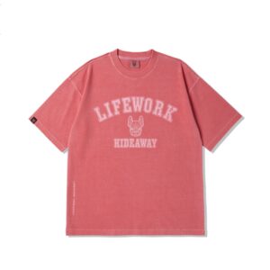 LifeWork Arch Pigment Short Sleeve T-Shirt (Red)