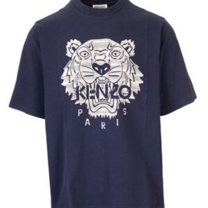 KENZO EMBROIDED TIGER LOOSE T-SHIRT (Navy)