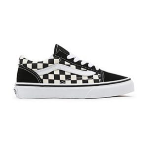 VANS Kids Old Skool Primary Check (Black/White)