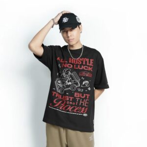 High Cultured ANOTHER All Hustle No Luck Tee - 9090