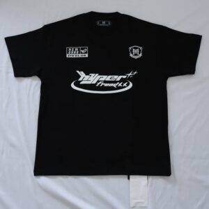 Mindfreakxx Hyper-Freakxx Athletic Jersey Oversized Tee (Black)