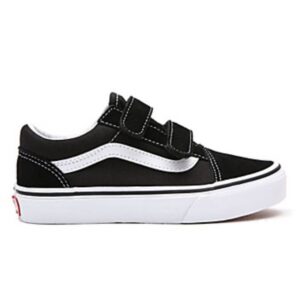 VANS Kids Old Skool VELCRO (BLACK/TRUE WHITE)