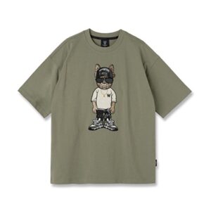 LifeWork Snapback Hipdog Applique Short Sleeve T-Shirt