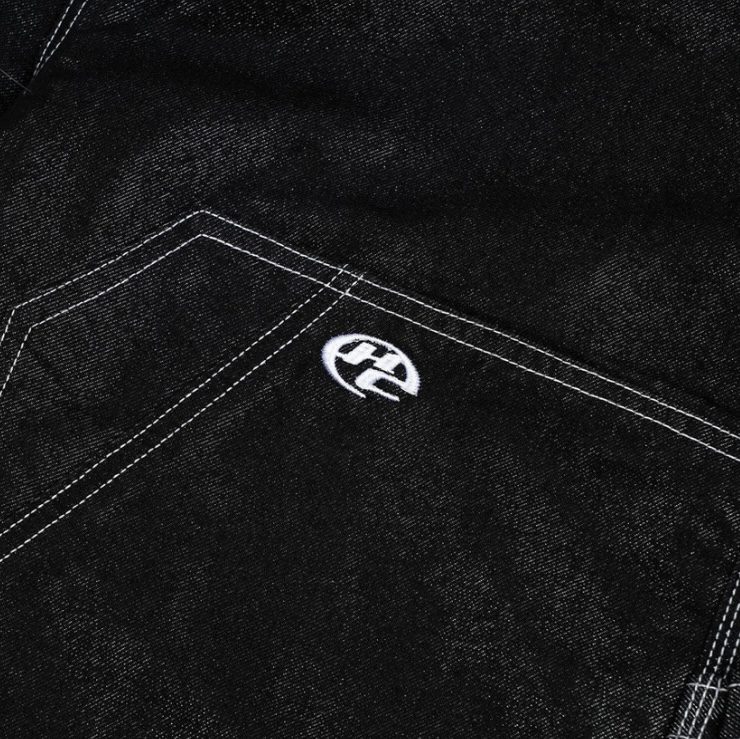HIGH CULTURED Mark Silver Arashi Raw Denim Baggy Long Jeans - 96 - Image 6