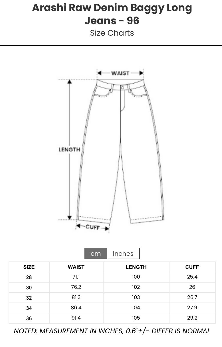 HIGH CULTURED Mark Silver Arashi Raw Denim Baggy Long Jeans - 96 - Image 9